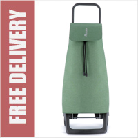 Rolser Jet TWEED 2 Wheel Shopping Trolley Green